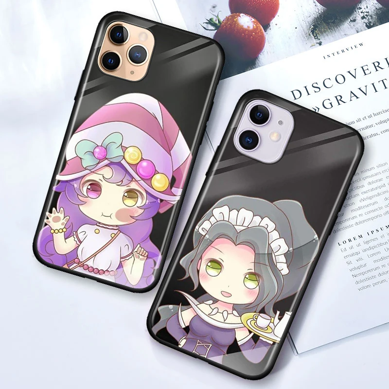 Black Cover Cartoon beauty for Apple iPhone 12 Mini 11 XS Pro Max X XR 8 7 6 6S Plus SE 2020 5 5S Phone Case