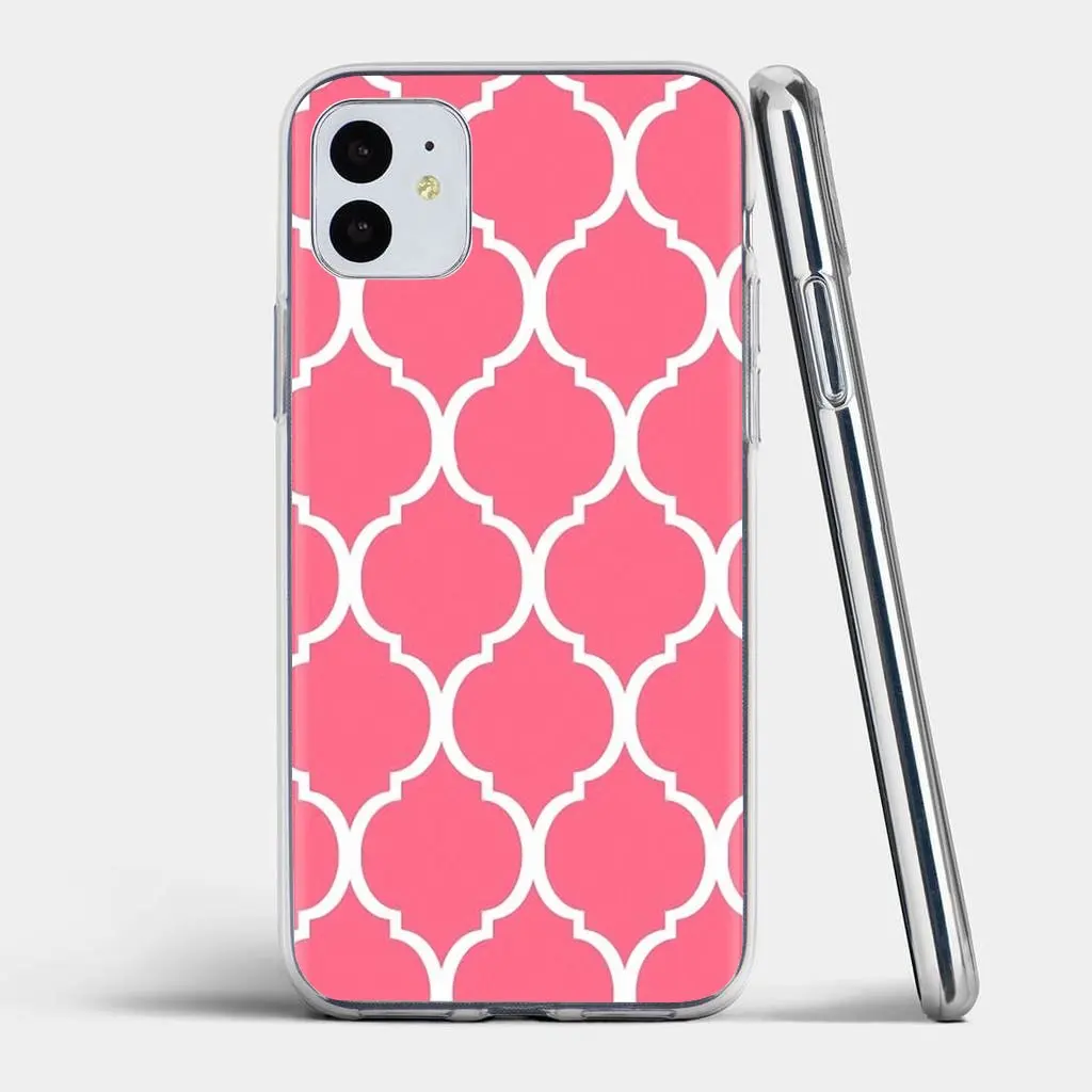 Мягкий чехол в горошек с синими блестками форме сердца для iPhone 11 Pro 4 4S 5 5S SE 5C 6 6S 7 8 X