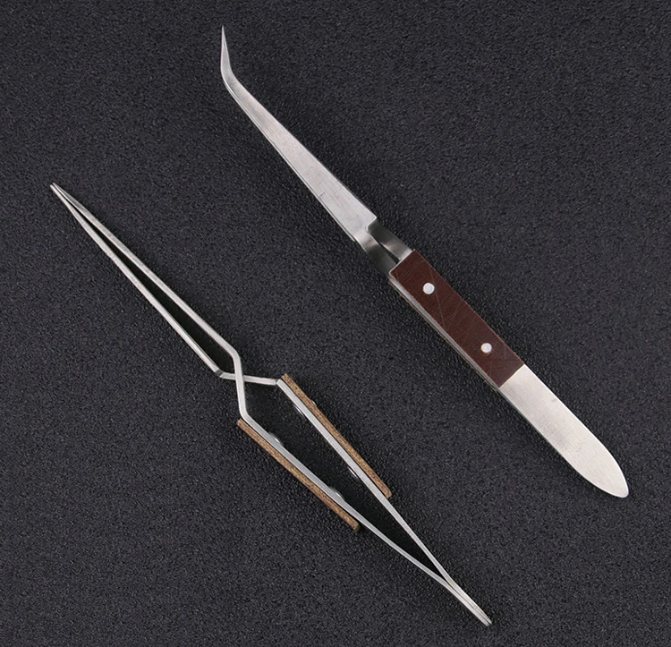 Восстановленные ювелирные изделия сварочные пинцеты изогнутые прямые паяльные