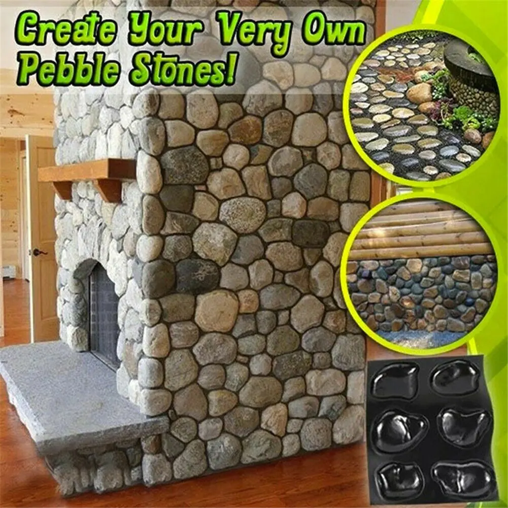 

Casts Master Pebbles Concrete Mold Step Stones Plaster Mold Cobblestones Mould Plastic Multi Tool