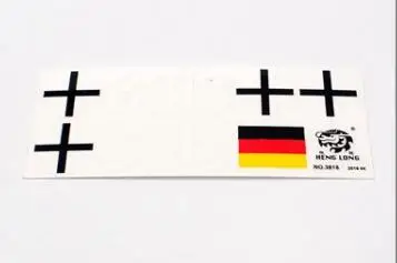 Sticker HL 1/16 3818-1 Tiger Tank части паста крыло круглая крышка кабель фары кольцо пушки ствол - Цвет: Sticker