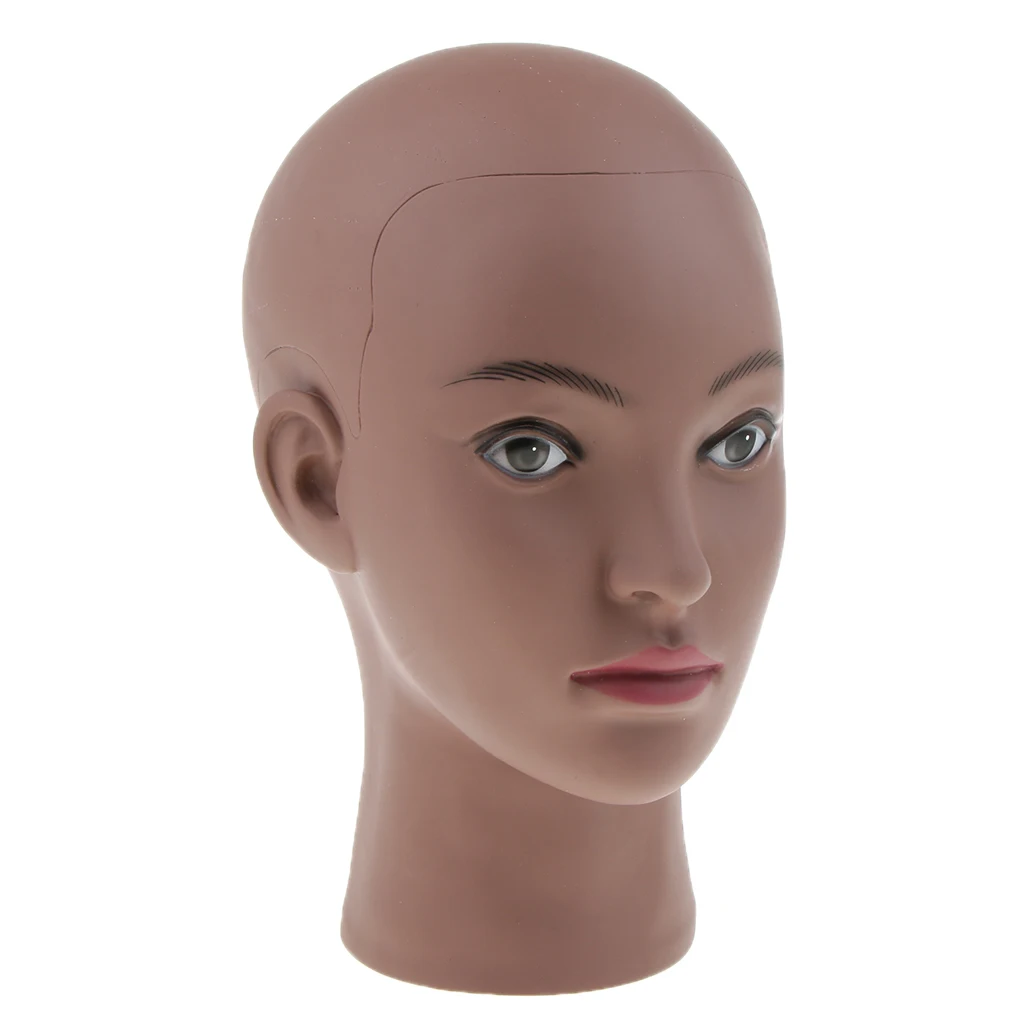 

Белоголовый черный женский манекен с отверстием для крепления париков дисплей-профессиональная обучающая кукла-манекен косметология