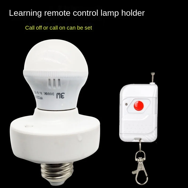 

Screw Remote Control Lamp Holder Can Pass Through the Wall, High-power Universal Lamp Holder