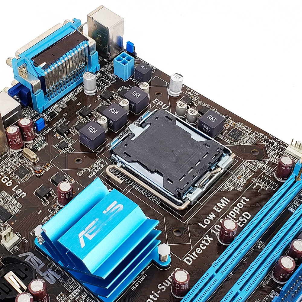 Asus P5G41T-M LX настольная материнская плата G41 розетка LGA 775 для Core 2 Duo DDR3 8G SATA2 VGA uATX оригинальная б/у материнская плата