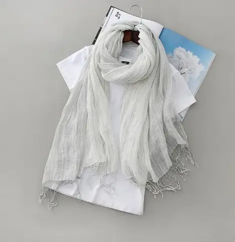 2021 новый японский льняной шарф, Модная хлопковая льняная шаль в полоску, летние пляжные солнцезащитные шарфы 70X 100% см