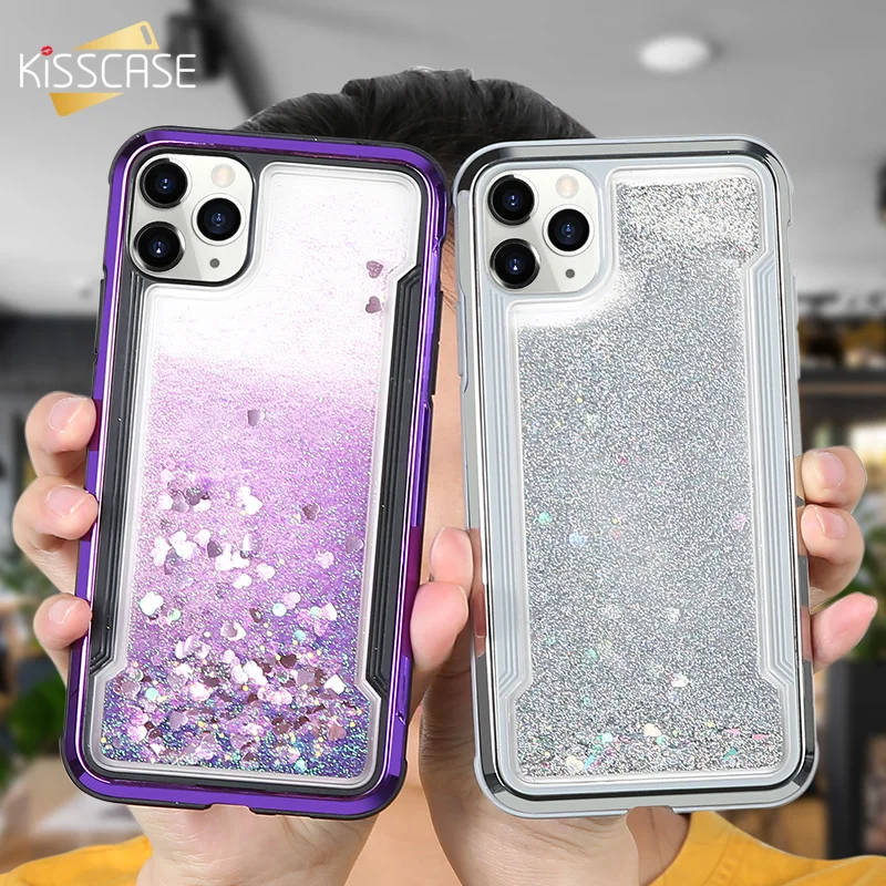 Чехол-накладка для iPhone 11 Pro Max 6s 7 8 XS X XR с жидкими блестками | Мобильные телефоны и