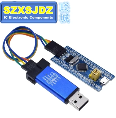 Системная плата STM32F103C8T6 MCU core STM32 ARM + ST LINK V2 Программирование|Соединители| |