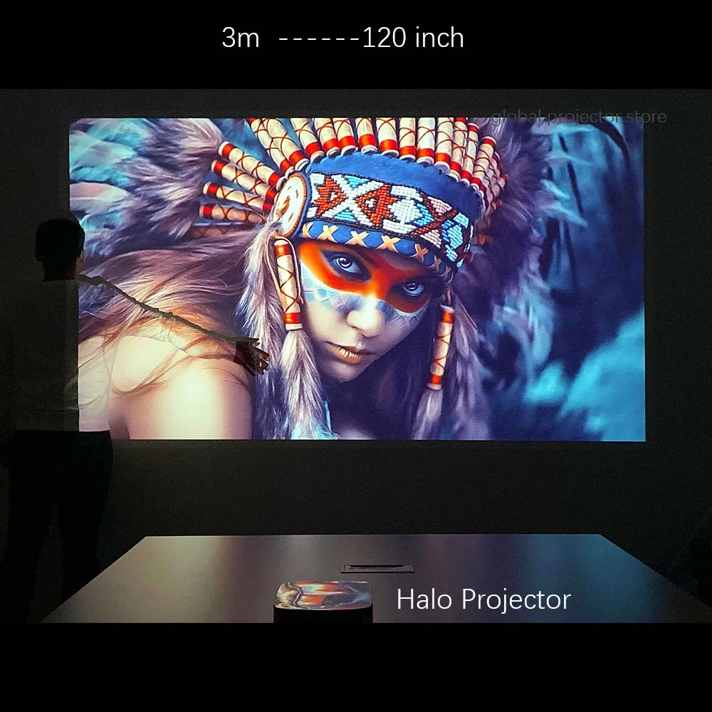 XGIMI Halo Смарт Портативный Мини проектор Android 9 0 Wifi 1080P 3D домашний кинотеатр с