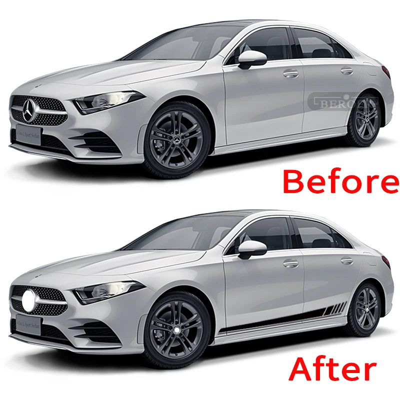 Боковые наклейки для автомобилей Audi BMW Ford Volkswagen Toyota Renault Peugeot Mercedes Honda виниловая