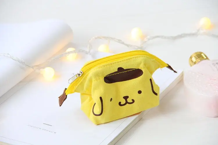 Новая моя мелодия маленькая Две звезды Cinnamoroll помпон пурин куроми Gudetama девочки дети мини холщовые сумки для монет для детей