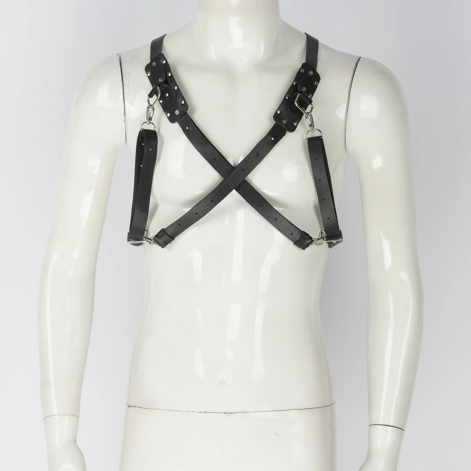 Мужские ремни в стиле стимпанк регулируемые из искусственной кожи | Аксессуары