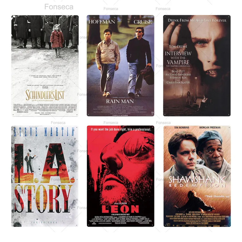 Металлический жестяной плакат из фильма металлический металлическая винтажная