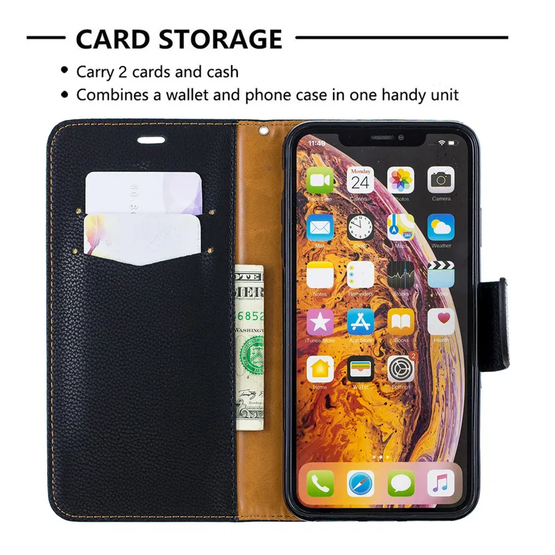 Etui для iPhone XR чехол для Fundas iPhone X 7 Plus XR XS Max 6S 6 7 8 Plus чехол Роскошный флип-книжка кожаный бумажник чехол для телефона s