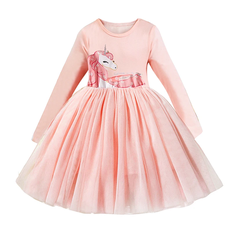 Style 4 Модное платье с единорогом для девочек, детская одежда, детские кружевные платья, костюм для маленьких девочек, летнее платье принцессы без рукавов - Цвет: Style 4