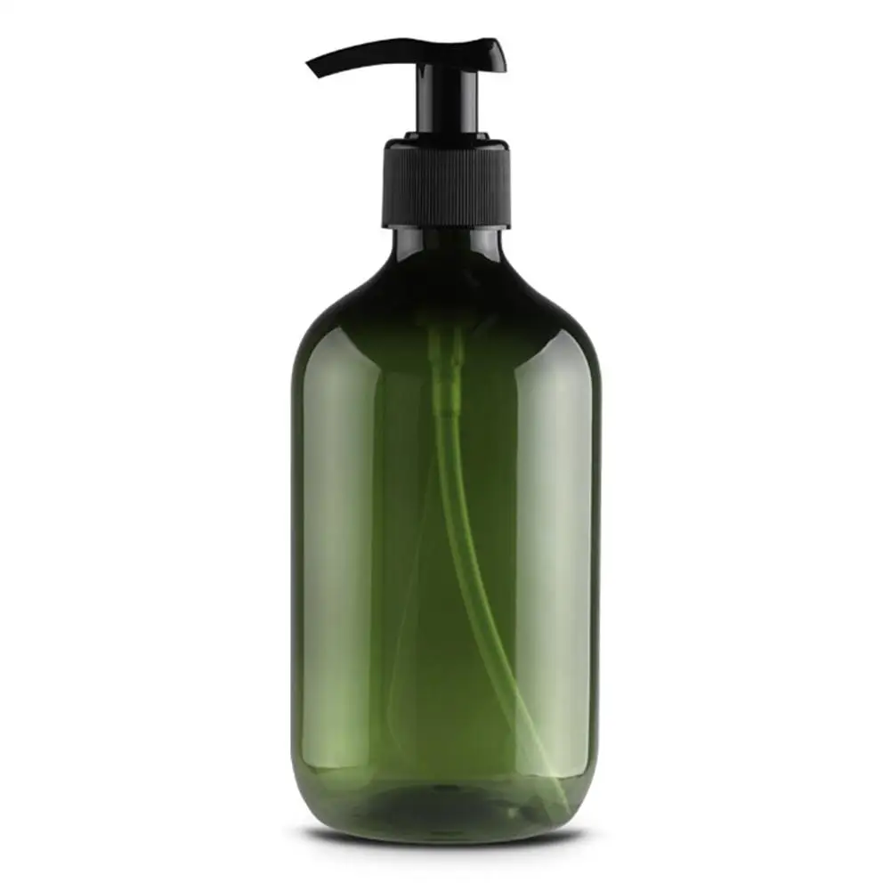 500 мл бутылка для лосьона шампуня пластиковая круглая Наплечная насадка насоса