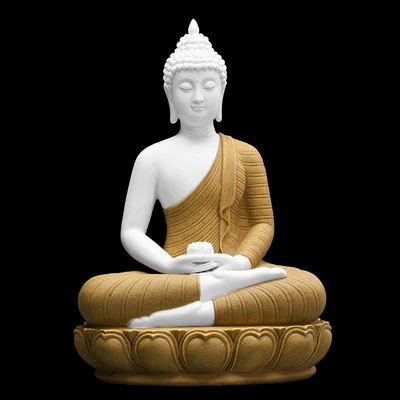 

Изысканные статуи Будды Юго-Восточной Азии, Sakyamuni amatorha, мастер медицины Будда Бодхи татагагата, тайский дзен дехуа керамический орн