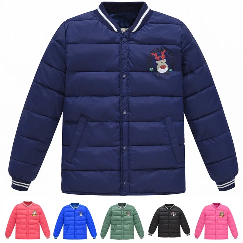 Новая детская пуховая одежда зимняя хлопковая шерстяная куртка для мальчиков и
