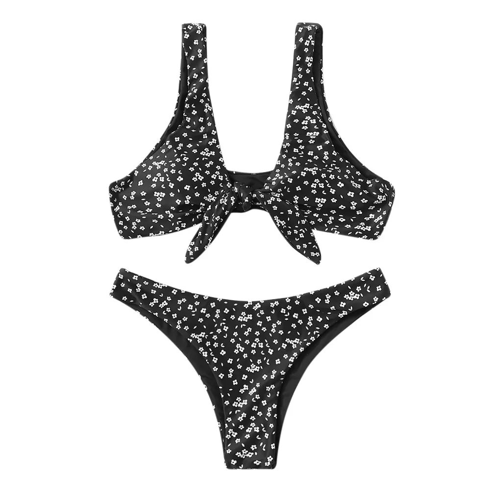 

40# Bikinis Set Beachwear Sexy For Women 2021 Summer Women's Print Split Swimsuit Fashion Swimwear Bikini