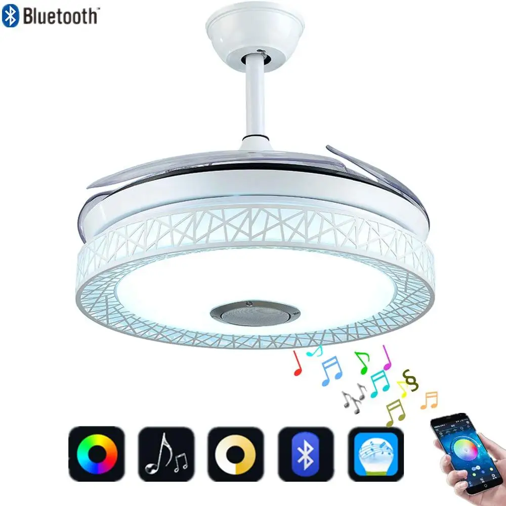 Потолочный светильник с Bluetooth музыкальный потолочный дистанционным управлением