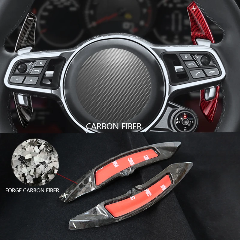 

Удлинитель рулевого колеса из углеродного волокна для Porsche Panamera Macan Cayenne 718 Boxster 911 918 2014-2021