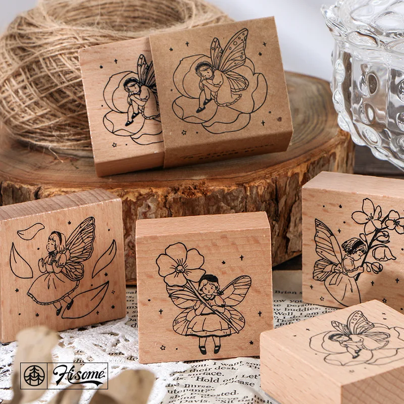 

Retro Plants hand account Potted plant decoration stamp wooden rubber stamps scrapbooking stationery DIY craft standard stamp