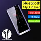MP3-плеер с поддержкой bluetooth, 16 ГБ, Hi-Fi, fm-радио, мини-USB, MP3, спортивные, MP 4, Hi-Fi, портативные музыкальные плееры, диктофон для записи голоса