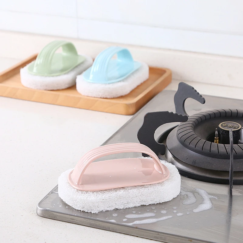 Кухня Чистящая щетка Скраб тарелка губка для мытья автоматический дозатор