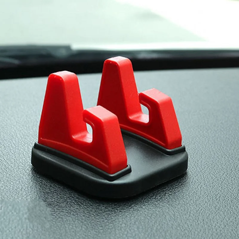 rotating car phone holder non slip dashboard bracket 360 rotation simple useful auto mobile phone gps stand free global shipping