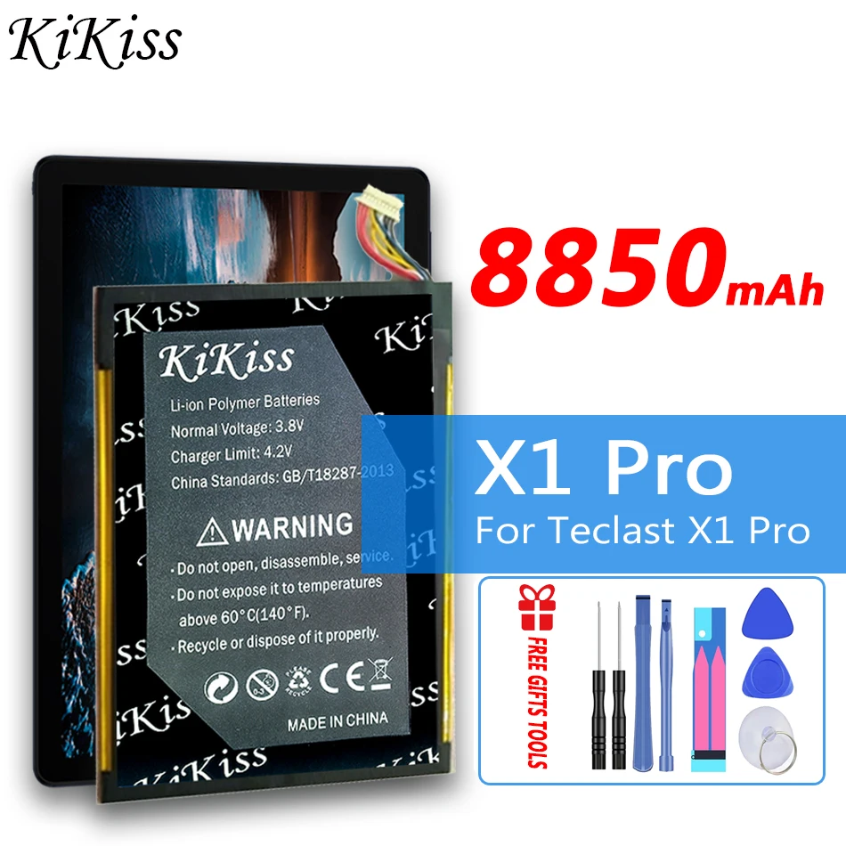 

Аккумуляторная батарея KiKiss 8850 мАч для Teclast X1 pro X1pro