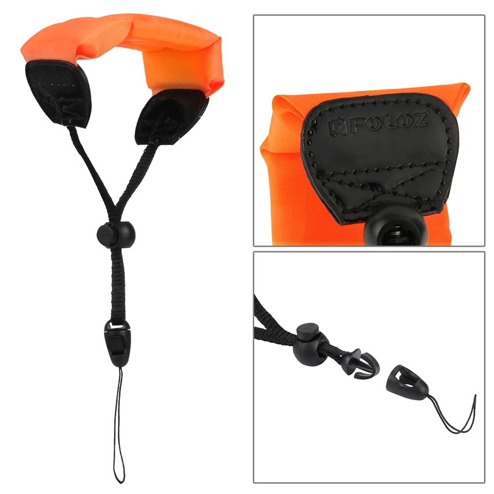 

PULUZ Orange Waterproof Camera Strap Float Wrist Band Buoyancy Handle Floating Wrist Strap For GoPro Camera Hero 5 5+ 4+ 4 3