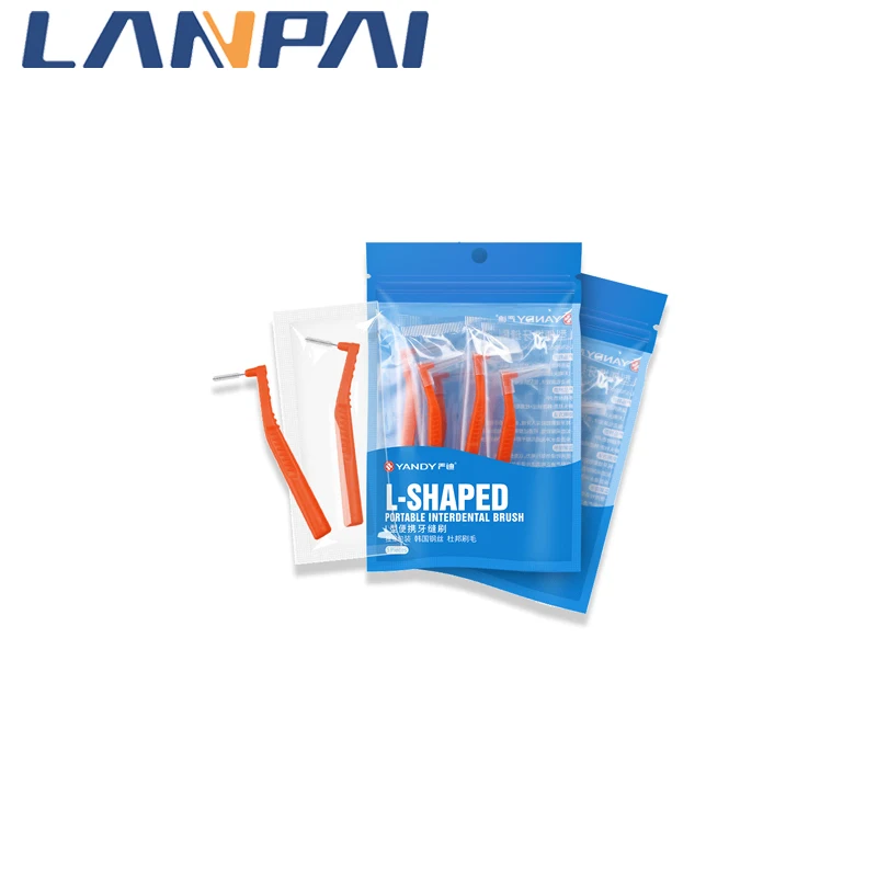 Lanpai 5 шт. зубной язык скребок для веганских материалов Зубная щётка кисти щелевая
