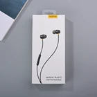 Наушники Realme Buds 2 Wired-3.5mm с микрофоном, проводная Магнитная гарнитура с разъемом 11,2 мм, усилитель басов, для Realme GT Neo Q3 Q2 Q V11