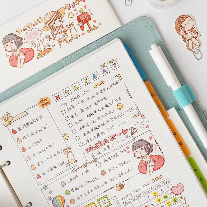 Красочная картина жизнь Японская Бумага васи лента DIY декоративная маскирующая