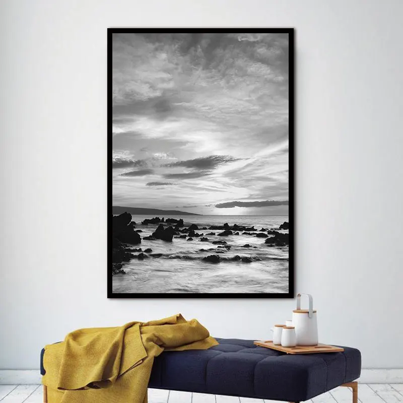 Домашний Декоративный спрей картина холст один скандинавский дом настенная