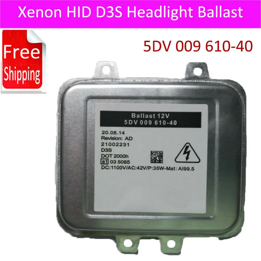 

Xenon HID Ballast D3S 5DV 009 610-40 Headlight Control Unit For HELLA 12V 35W 5DV00961040