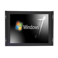 12 inch 1024x768 open frame industrial embedded metal shell lcd computer touch screen monitor vgaavbnchdmiusb