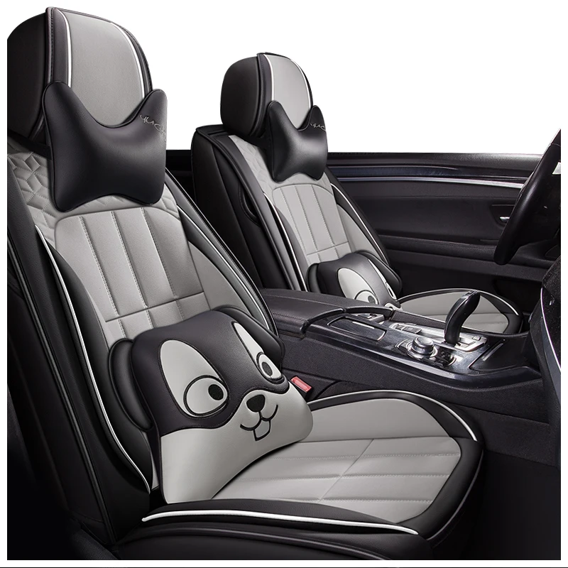 

Чехлы из черной кожи на автомобильные сиденья для subaru forester legacy outback xv impreza Tribeca Trezia Stella аксессуары