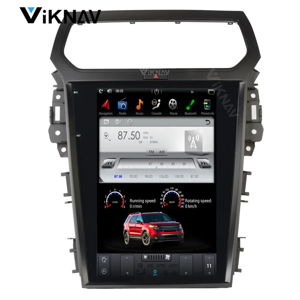 12 1 дюймов HD экран Android система Мультимедиа DVD плеер Автомобильный GPS навигация