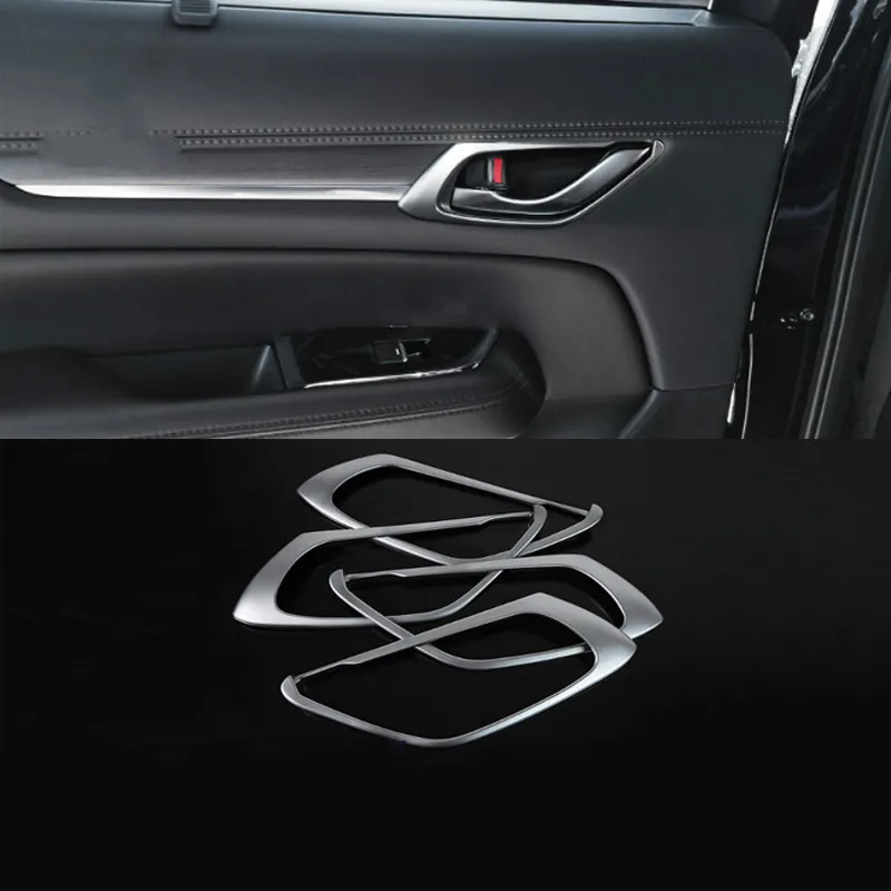 

Хромированные крышки для дверных ручек MAZDA CX-5 CX 5 KF 2017 2018 2019 ABS, аксессуары для интерьера