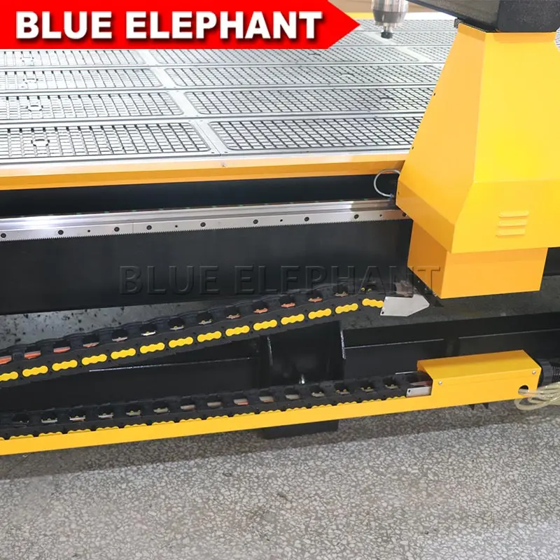 Станок с ЧПУ BLUE ELEPHANT 2100 3000 мм 3 осевой фрезерный станок системой сбора пыли 2130 и