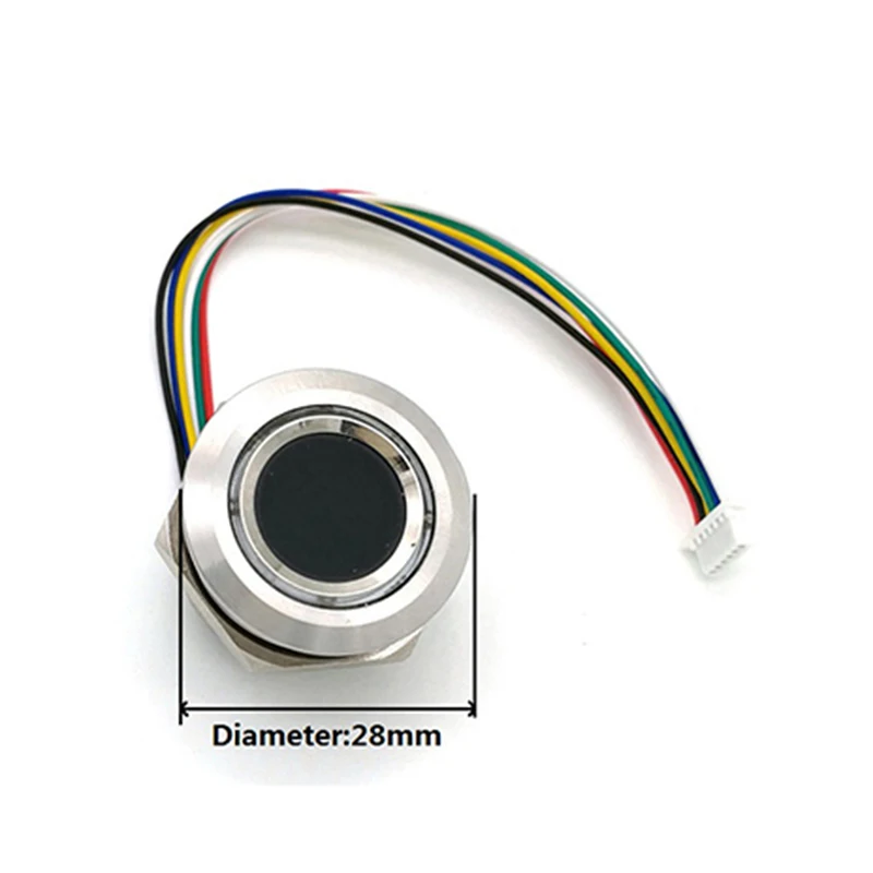 DC3.3V DIY Biometric Fingerprint Sensor module TTL UART Access contro Home automation smart lock Finger scanner LED indicator |