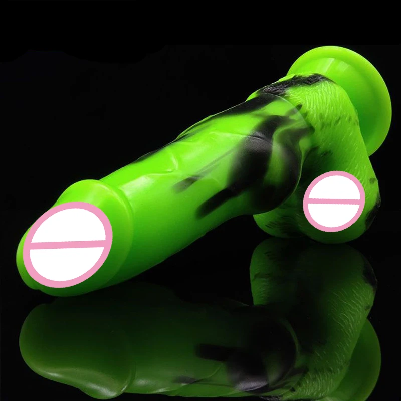 Силиконовый фаллоимитатор реалистичный пенис животного красочные