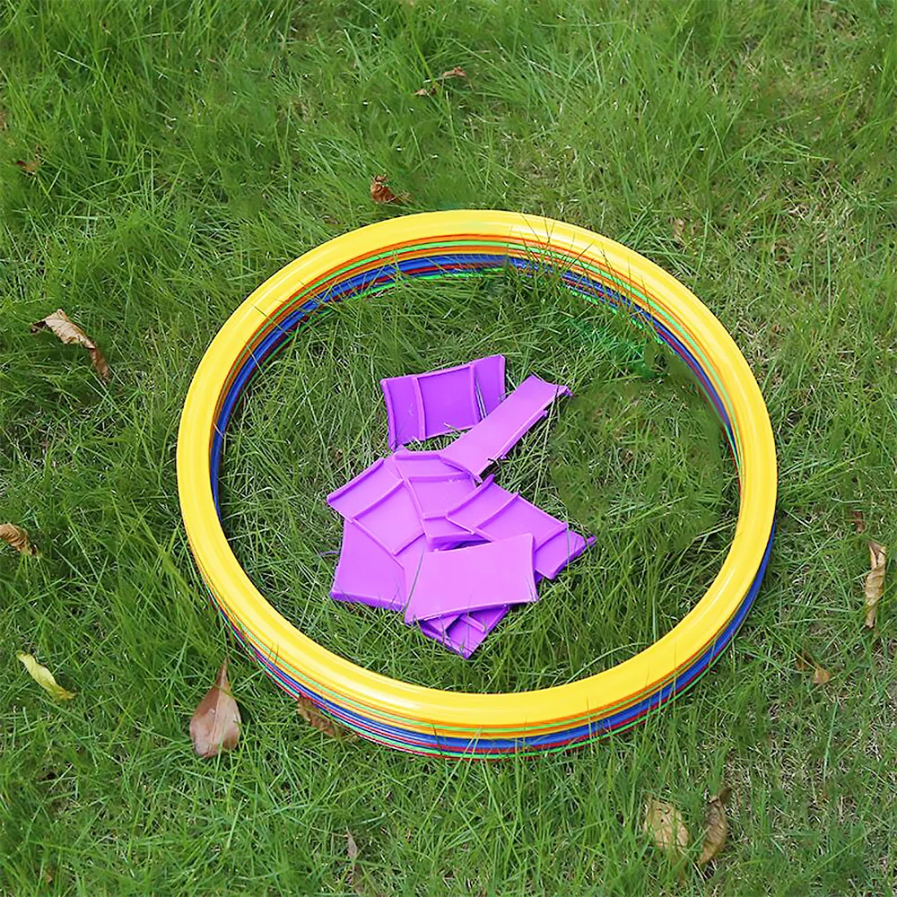 

10pcs 28cm/38cm Fast Speed Ring Football Soccer Basketball Sport Training Rings Equipment