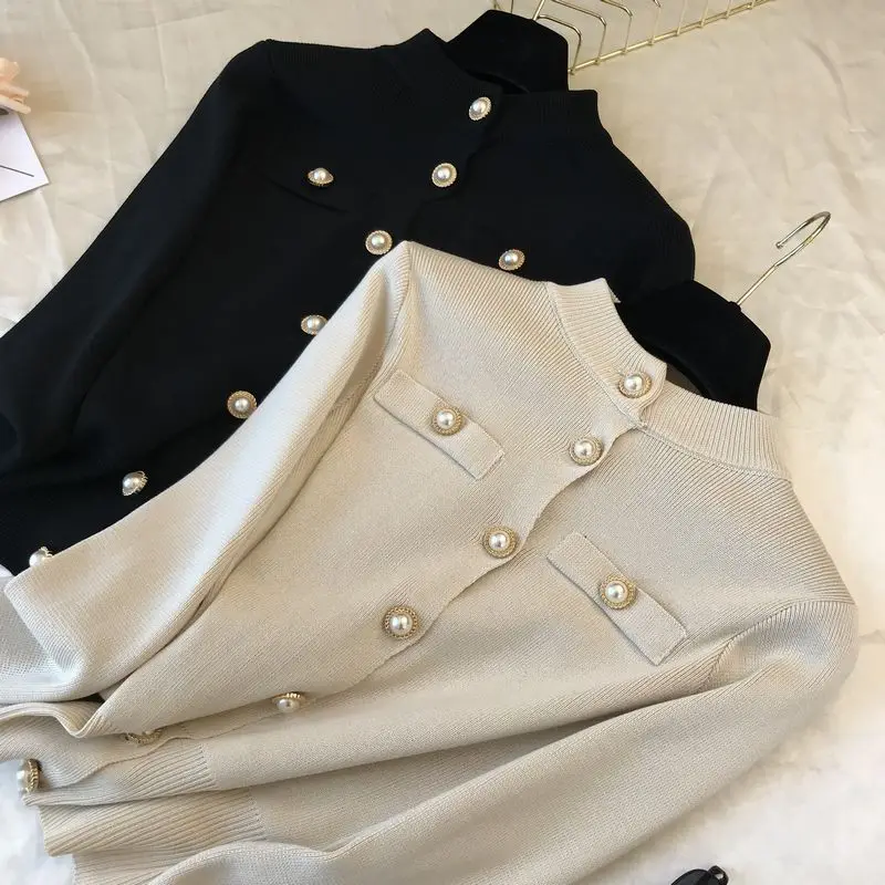 Повседневная осенне-зимняя женская обувь толстый свитер пуловеры Длинные рукава