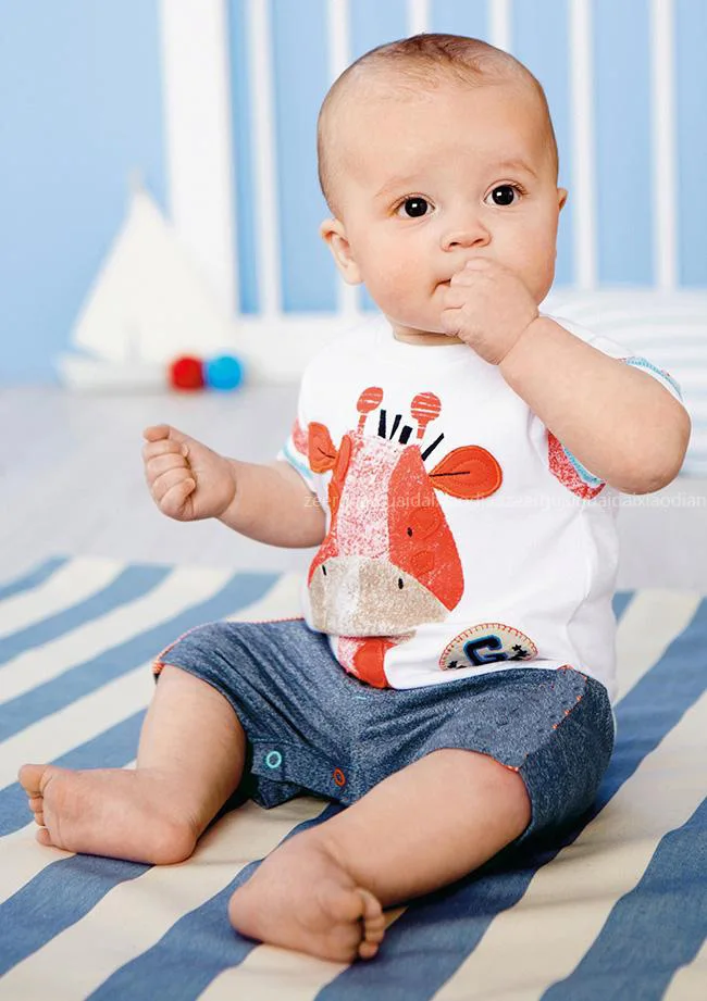 Детские комбинезоны сезон лето для новорожденных маленьких мальчиков и девочек