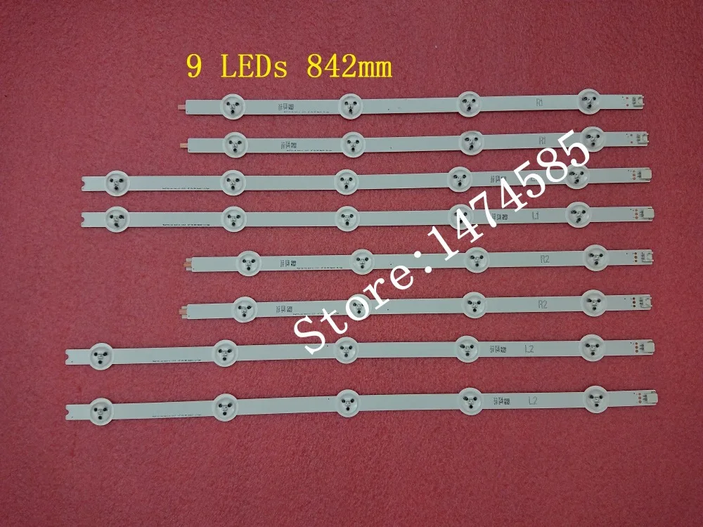 Новые 8 шт./компл. светодиодный Подсветка полосы для LG 42LA6300 42 &quotV14 DRT R1 L1 R2 L2 Тип