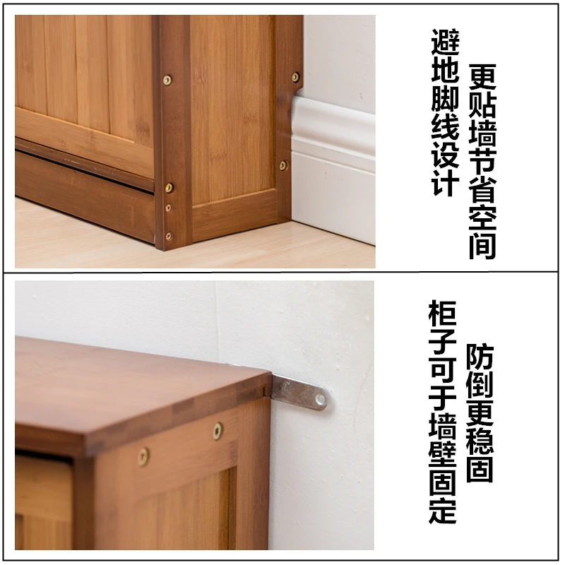 Откидная ковшовая обувь Простое домашнее пространство многослойная дверь