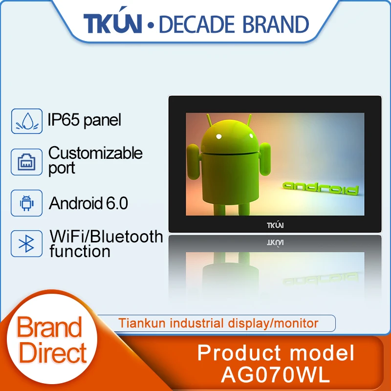 AG070WL 8 дюймов 7 13 дюймов. 3 дюйма и поддержкой Multipoint ёмкостный сенсорный ПК android