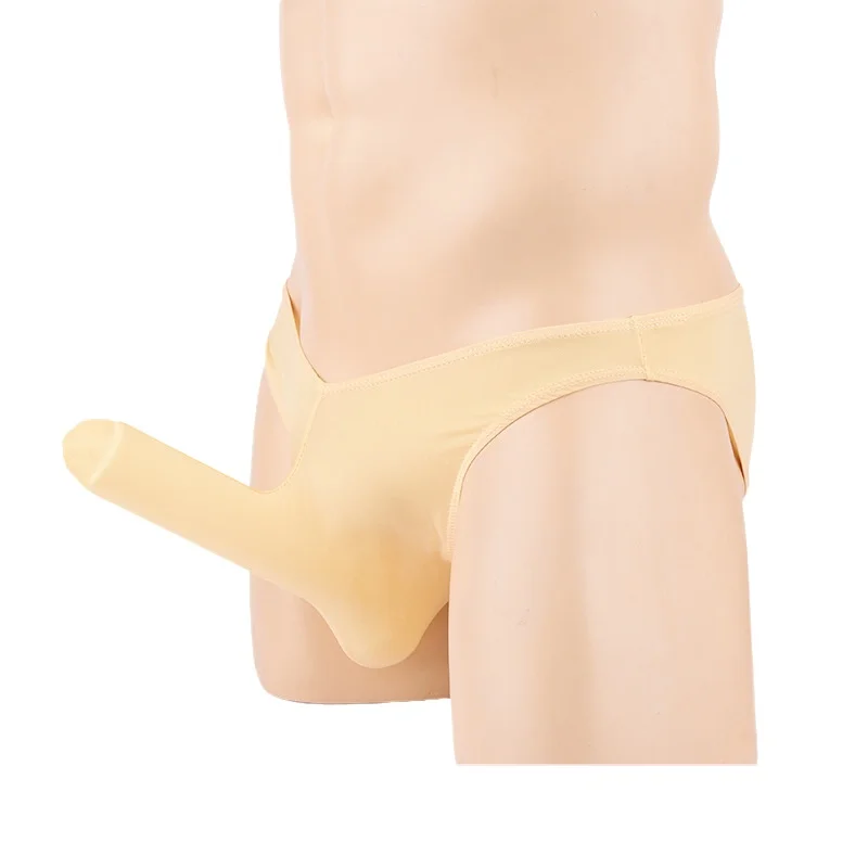 

Мужское нижнее белье со вкусом, брифы, прозрачные сексуальные соблазнительные Трусы из вискозы со слоном, мужские трусы s, 2021