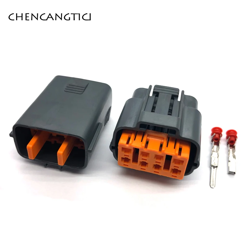 

1 Set 8 Pin Sumitomo Auto Electric Waterproof Connector Plug Female Male Wiring Cable Harness Socket 6195-0054 6195-0051